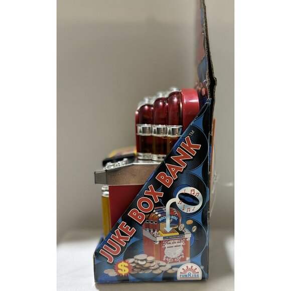 FUNRISE TOY ROCK-N-ROLL MUSICAL JUKEBOX BANK.UNOPENED NEW RARE - Picture 6 of 6